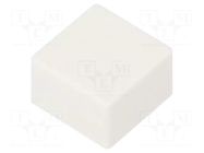 Button; push-in; none; 5.5mm; -25÷70°C; square; white OMRON Electronic Components