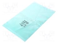 Protection bag; ESD; L: 254mm; W: 152mm; Thk: 75um; polyetylene 