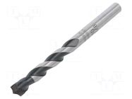 Drill bit; for concrete; Ø: 10mm; Ø: 3/8"; L: 120mm; metal; blister ALPEN-MAYKESTAG