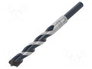Drill bit; for concrete; Ø: 14mm; Ø: 9/16"; L: 150mm; metal; blister ALPEN-MAYKESTAG