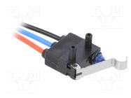 Microswitch SNAP ACTION; 0.1A/100VAC; SPDT; ON-(ON); Pos: 2; D2HW OMRON Electronic Components