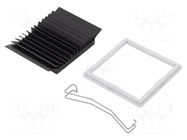 Heatsink: extruded; grilled; BGA; black; L: 42.5mm; W: 42.5mm Advanced Thermal Solutions