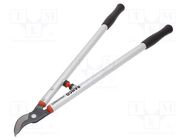 Garden pruner; 600mm; steel; Ø35mm max; Handle material: aluminum BAHCO