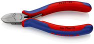KNIPEX 72 02 125 Diagonal Cutters for plastics with multi-component grips 125 mm