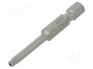 Screwdriver bit; Torx® with protection; T15H; Overall len: 50mm WIHA