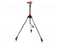 Tripod sprinkler; ABS,aluminium; impulse; 1/2" YATO