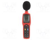 Meter: sound level; LCD; Sound level: 30÷130dB; 273x70x39mm UNI-T