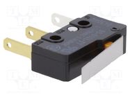 Microswitch SNAP ACTION; 0.1A/125VAC; with lever; SPDT; ON-(ON) OMRON Electronic Components