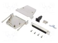 Connector: D-Sub; PIN: 37; female; straight; soldering; for cable AMPHENOL COMMUNICATIONS SOLUTIONS