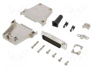 Connector: D-Sub; PIN: 25; male; straight; soldering; for cable AMPHENOL COMMUNICATIONS SOLUTIONS