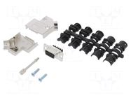 Connector: D-Sub; PIN: 9; female; angled 45°; screw terminal AMPHENOL COMMUNICATIONS SOLUTIONS