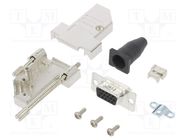 D-Sub HD; PIN: 15; female; angled 45°; soldering; for cable; 11.5mm Amphenol Communications Solutions