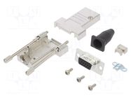 Connector: D-Sub HD; PIN: 15; female; straight; soldering; UNC 4-40 AMPHENOL COMMUNICATIONS SOLUTIONS