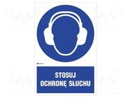 Safety sign; regulatory; PVC; W: 200mm; H: 300mm ANRO