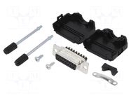 Connector: D-Sub; PIN: 15; female; straight; screw terminal; 11.5mm AMPHENOL COMMUNICATIONS SOLUTIONS