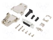 Connector: D-Sub; PIN: 15; female; straight; soldering; for cable AMPHENOL COMMUNICATIONS SOLUTIONS