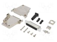 Connector: D-Sub; PIN: 25; female; angled 45°; screw terminal AMPHENOL COMMUNICATIONS SOLUTIONS