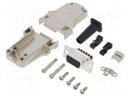 Connector: D-Sub; PIN: 9; female; straight; screw terminal AMPHENOL COMMUNICATIONS SOLUTIONS