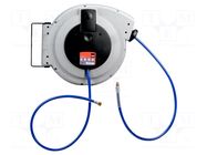 Retractable extension cord; pneumatic; L: 15m; max.15bar BAHCO