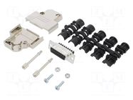 Connector: D-Sub; PIN: 15; female; angled 45°; screw terminal AMPHENOL COMMUNICATIONS SOLUTIONS