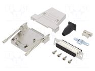 Connector: D-Sub; PIN: 25; female; straight; screw terminal; 11.5mm AMPHENOL COMMUNICATIONS SOLUTIONS