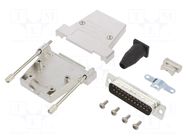 Connector: D-Sub; PIN: 25; male; straight; soldering; for cable AMPHENOL COMMUNICATIONS SOLUTIONS