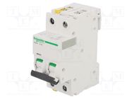 Circuit breaker; 400VAC; Inom: 2A; Poles: 2; for DIN rail mounting SCHNEIDER ELECTRIC