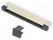 Connector: FFC/FPC; vertical; PIN: 40; ZIF; SMT; 500mA; tinned; 30mΩ CONNFLY