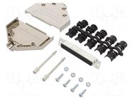 Connector: D-Sub; PIN: 37; female; straight; soldering; for cable AMPHENOL COMMUNICATIONS SOLUTIONS