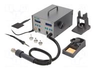 Station: service; 50÷500°C; ESD; 230VAC; 1÷120l/min; Accuracy: ±2°C QUICK