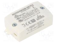 Power supply: switching; LED; 6W; 3÷12VDC; 500mA; 90÷264VAC; IP20 RECOM