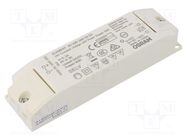 Power supply: switched-mode; LED; 30W; 24VDC; 1.25A; 198÷264VAC ams OSRAM