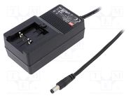 Power supply: switching; mains,plug; 9VDC; 3.3A; 29.7W; 86% MEAN WELL