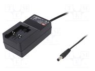 Power supply: switched-mode; mains,plug; 12VDC; 3.3A; 39.6W; 87% MEAN WELL