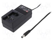 Power supply: switched-mode; mains,plug; 24VDC; 1.67A; 40W; 88% MEAN WELL