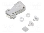 Connector: D-Sub; PIN: 9; straight; screw terminal; for cable HARTING