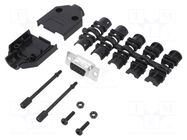 Connector: D-Sub; PIN: 9; female; straight; soldering; for cable AMPHENOL COMMUNICATIONS SOLUTIONS