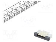 Connector: FFC/FPC; horizontal; PIN: 8; ZIF; SMT; 500mA; tinned; 30mΩ CONNFLY