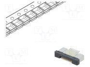 Connector: FFC/FPC; horizontal; PIN: 8; ZIF; SMT; 500mA; tinned; 30mΩ CONNFLY