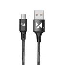 Wozinsky cable USB - microUSB 2,4A 1m black (WUC-M1B), Wozinsky