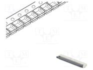 Connector: FFC/FPC; horizontal; PIN: 40; ZIF; SMT; 500mA; tinned CONNFLY