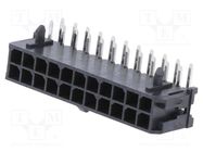 Connector: wire-board; socket; male; Micro-Fit 3.0; 3mm; PIN: 22 MOLEX