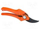 Garden pruner; 200mm; steel; Ø20mm max; for right hand use BAHCO