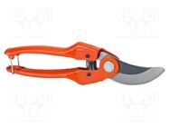 Garden pruner; 220mm; steel BAHCO