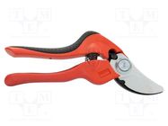 Garden pruner; 200mm; steel; Ø20mm max; M; ERGO® BAHCO