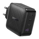 Ugreen fast charger GaN PPS 65W USB / 3x USB Type C QC 3.0 Power Delivery SCP FCP AFC (gallium nitride) black (CD224 70774), Ugreen
