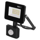 LED floodlight SIMPO with motion sensor, 10.5W, black, neutral white, EMOS