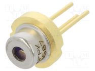 Diode: laser; 770÷790nm; 10mW; 11/28; THT; 1.9÷2.2VDC; infrared Laser Components