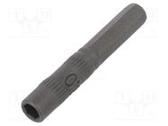 Screwdriver bit; 6-angles socket; Socket: HEX 3mm 