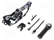 Torch: LED; 5lm,60lm,240lm,500lm,1000lm; IPX7; diving XTAR